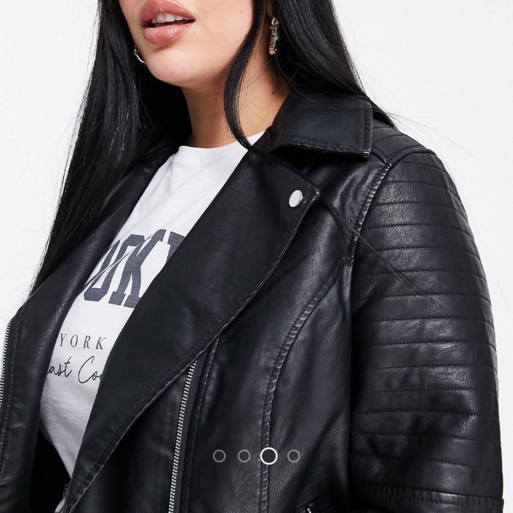 New Look ASOS Curve Faux Leather Jacket Size 20